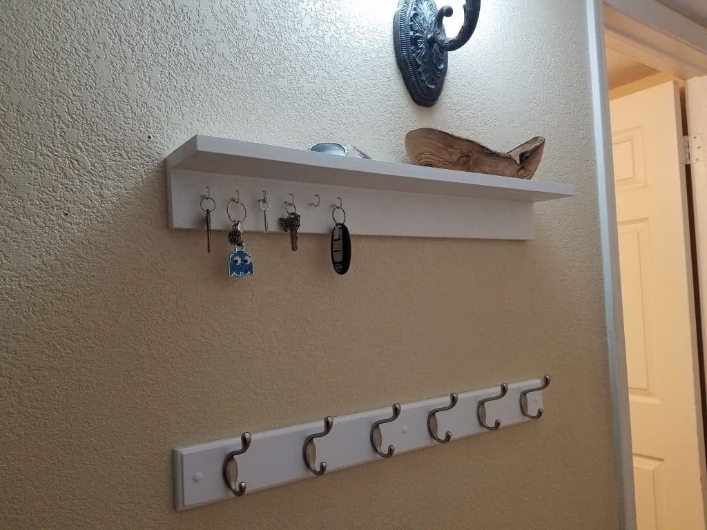 DIY Hall Organizer Station.